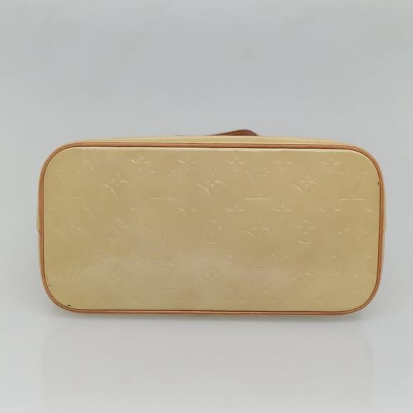 LOUIS VUITTON Monogram Vernis Houston Hand Bag Beige M91004 - Picture 5 of 16